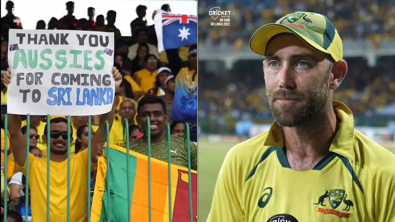 Glenn Maxwell was overwhelmed by Sri Lankan fans' support for Aussies