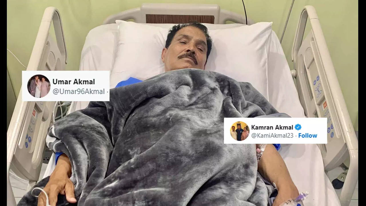 Umar and Kamran Akmal's father is seriously ill