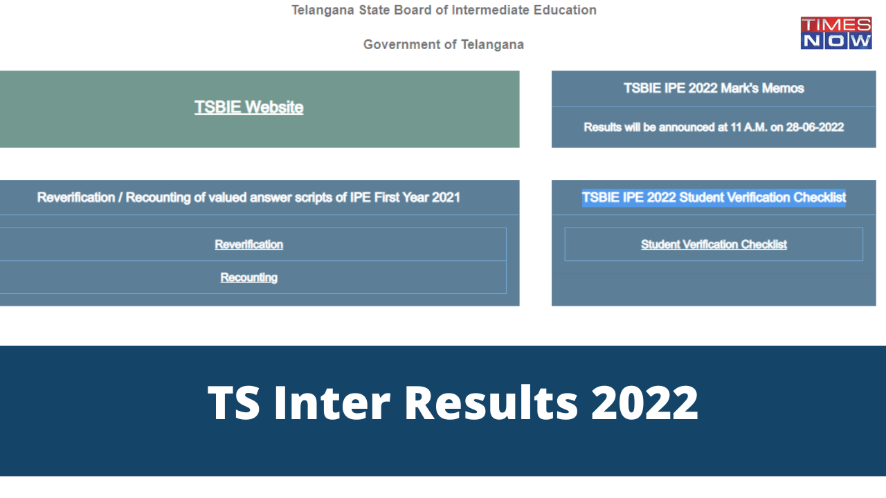 Manabadi Inter Results 2022 TS Telangana, TS Intermediate Result 1st