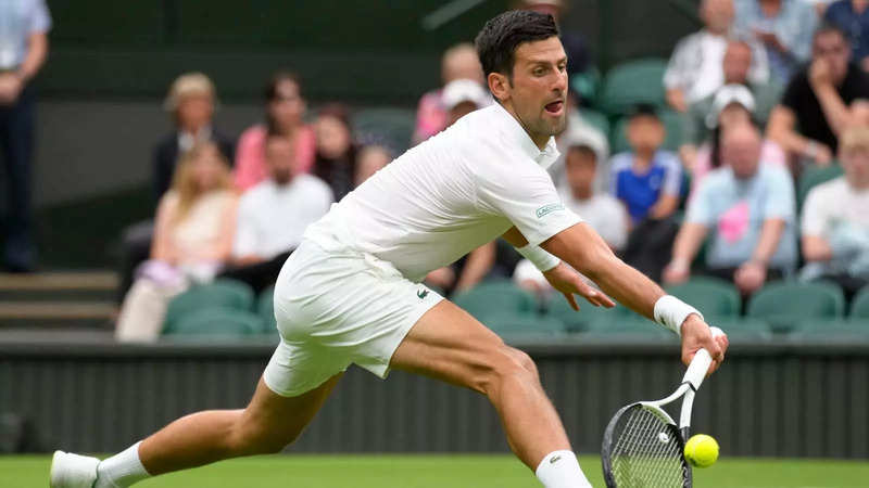 Novak Djokovic dropped a set in his opening round of Wimbledon 2022