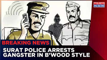 Watch video Surat Cops Arrest Gangsters After Bollywood Chase E! News UK