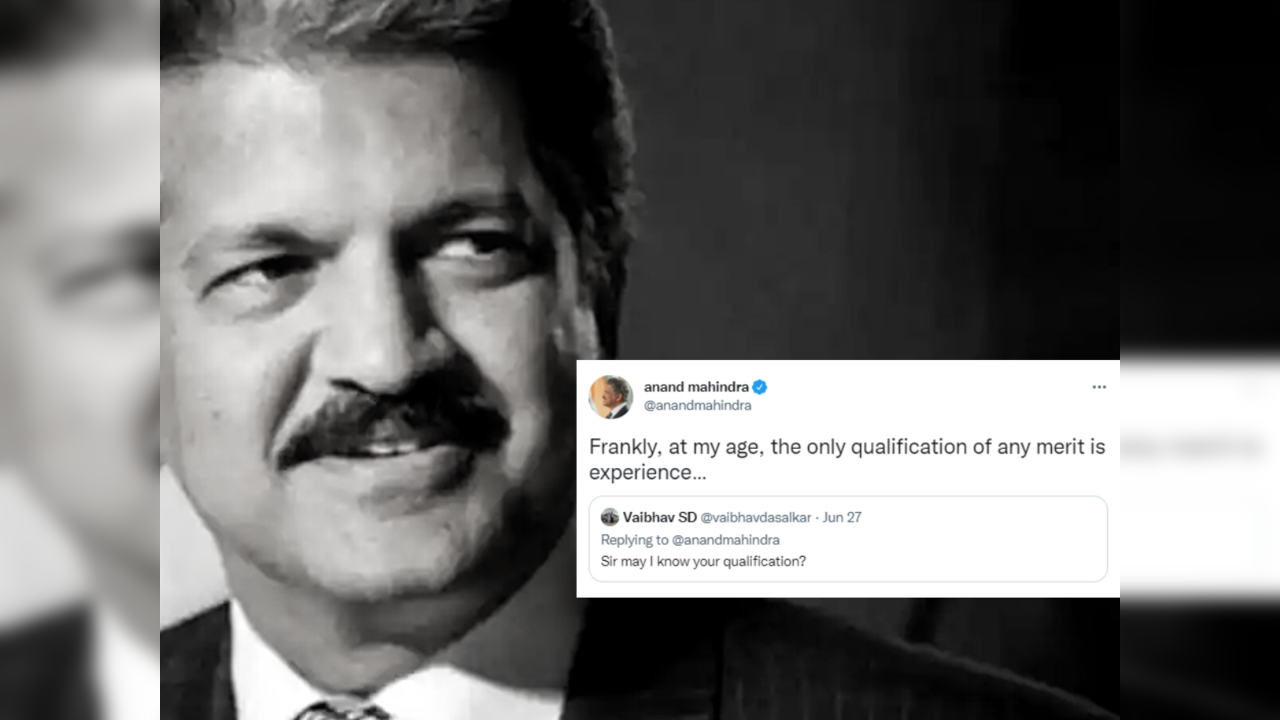 Anand Mahindra Has An Epic Reply For Twitter User Who Asked Him About