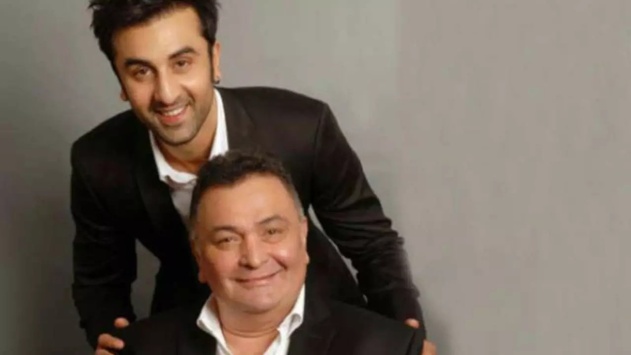 Ranbir Kapoor, late Rishi Kapoor