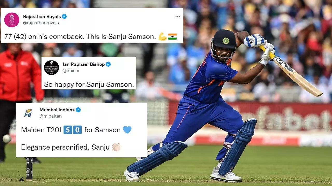 Sanju Samson made a sensational comeback to the Indian side in the series decider between Hardik Pandya's Team India and hosts Ireland on Tuesday