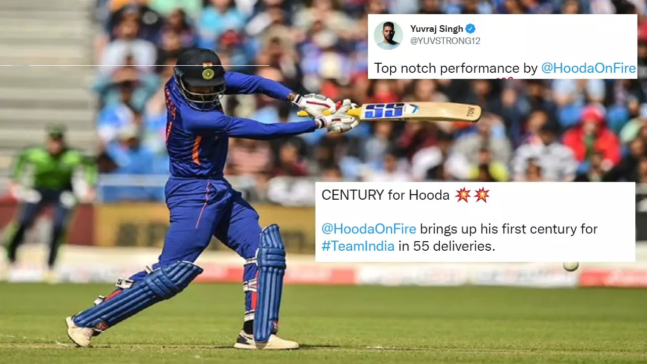 Indian all-rounder Deepak Hooda smashed his maiden international century in the 2nd T20I