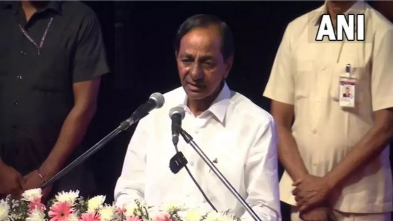 Telangana Chief Minister at T-hub 2.0 inauguration