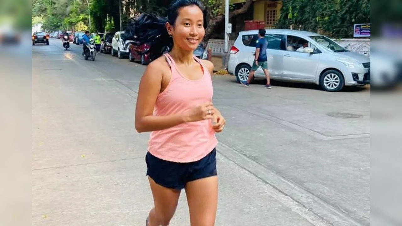 A yoga enthusiast, Ankita Konwar continues to practice in non-traditional locales like the river bank or even by the roadside.  (Photo credit: Ankita Konwar/Instagram)