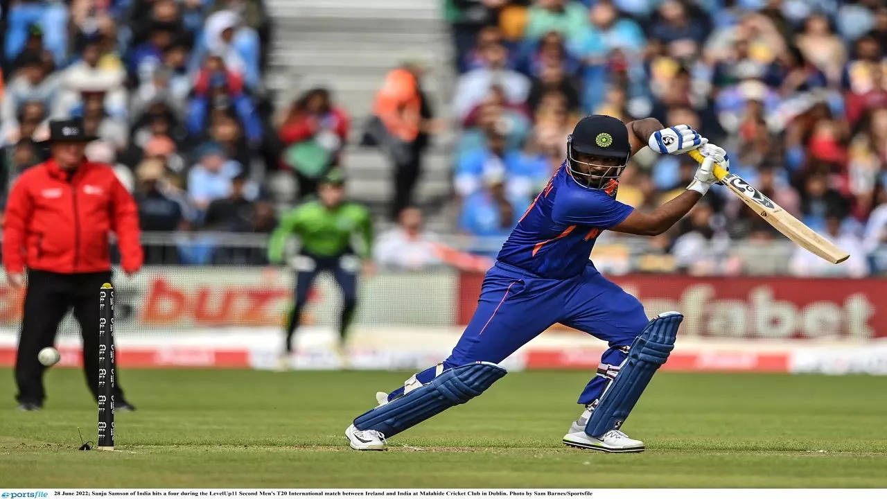 Samson scored his maiden half-century in the 2nd T20I between India and Ireland.