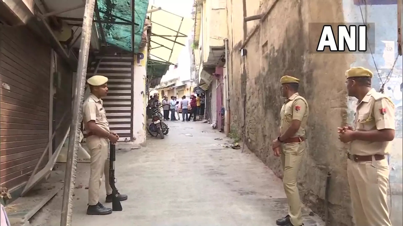 ​Teams of Police, NIA, SIT, FSL and ATS reach the site of the murder in Udaipur