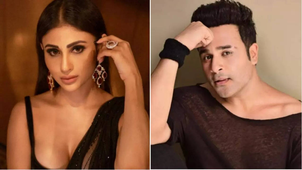 Mouni Roy and Krushna Abhishek