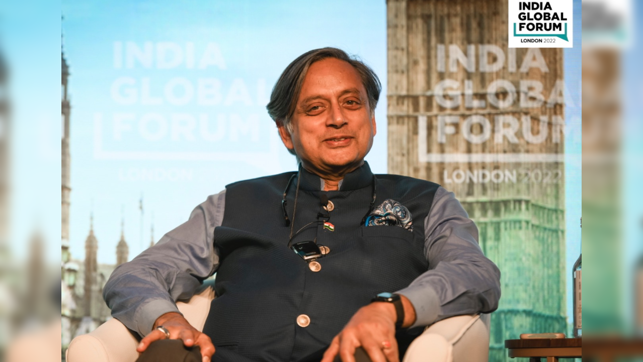 Shashi Tharoor at India Global Forum session
