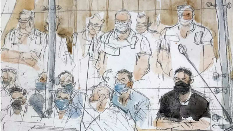 2015 Paris Attacks trial sketch AP