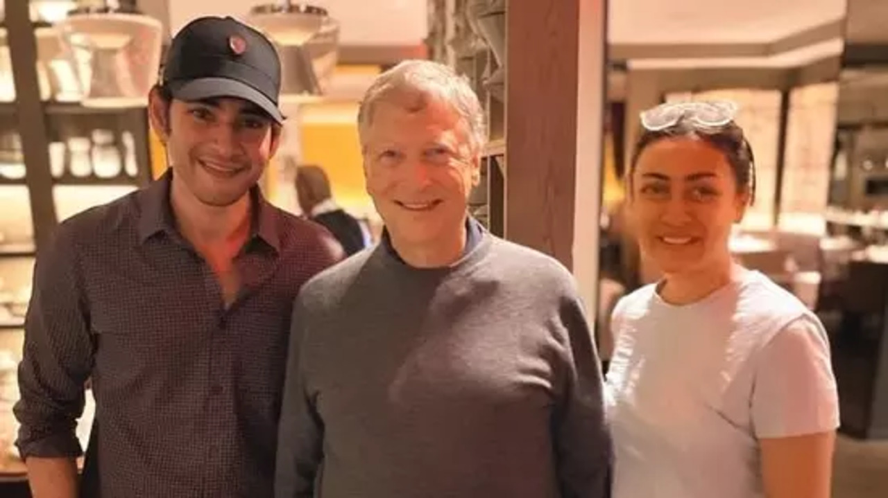 Mahesh Babu, Bill Gates, Namrata Shirodkar