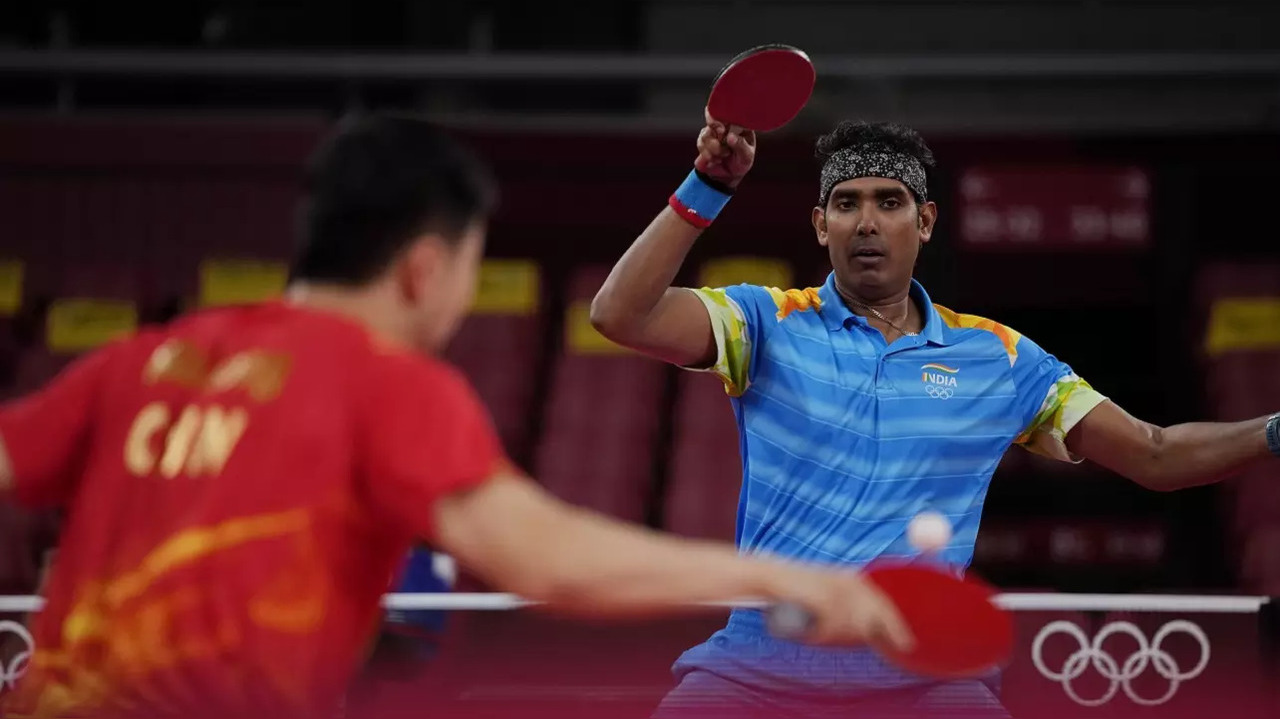 Sharath Kamal vs Ma Long