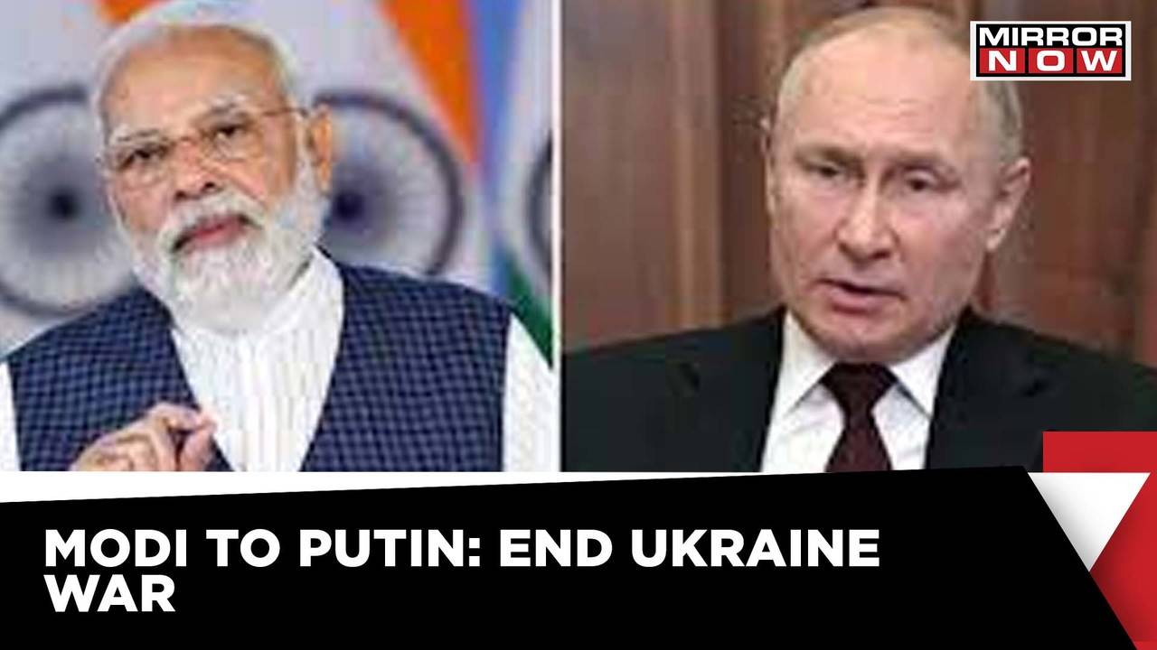 Pm Modi Dials Russian President Putin Pitches To End The War With