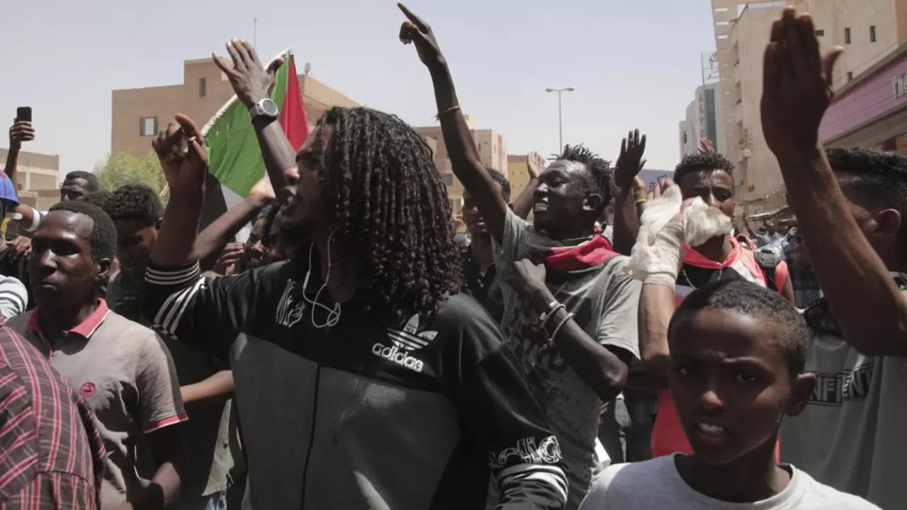 Anti-coup protests in Sudan