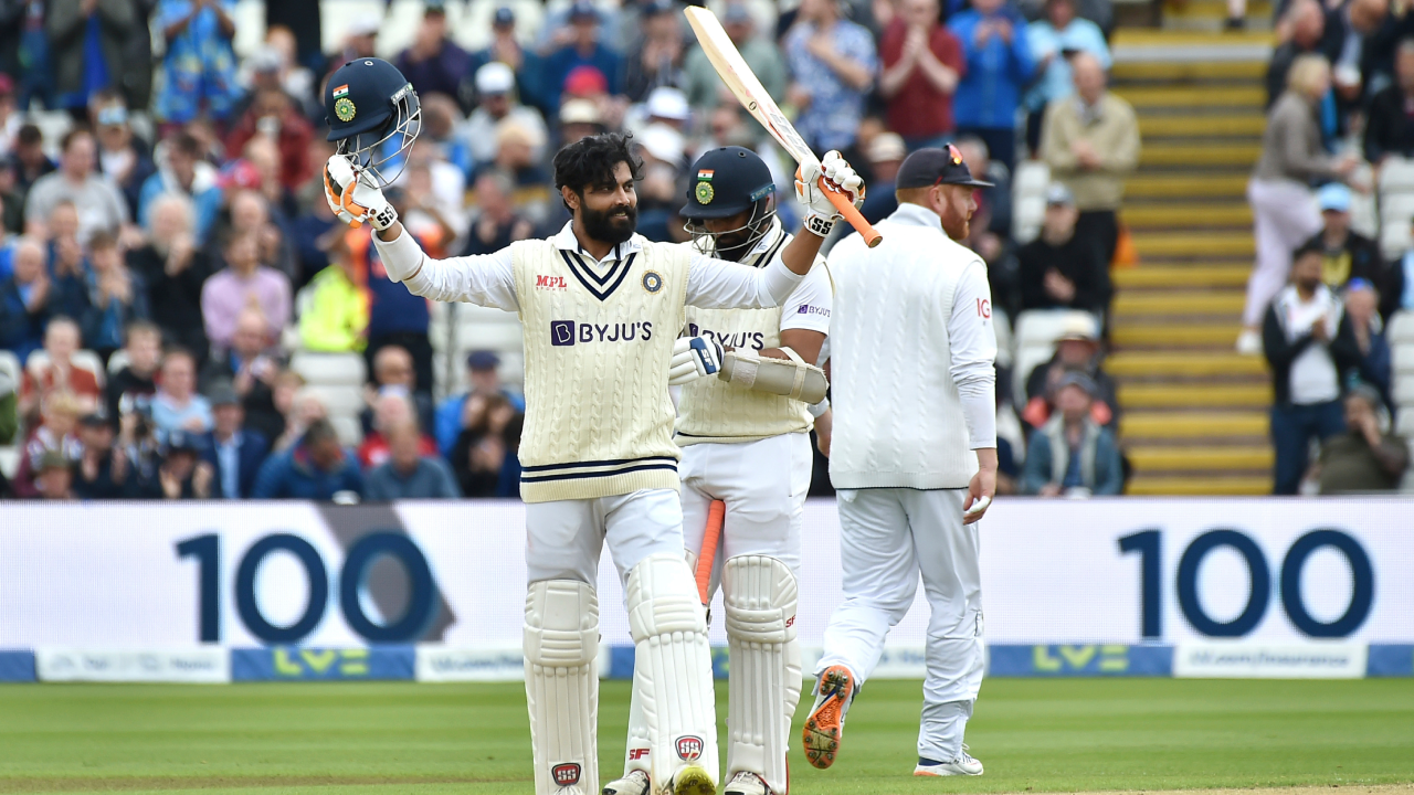 Ravindra jadeja century AP