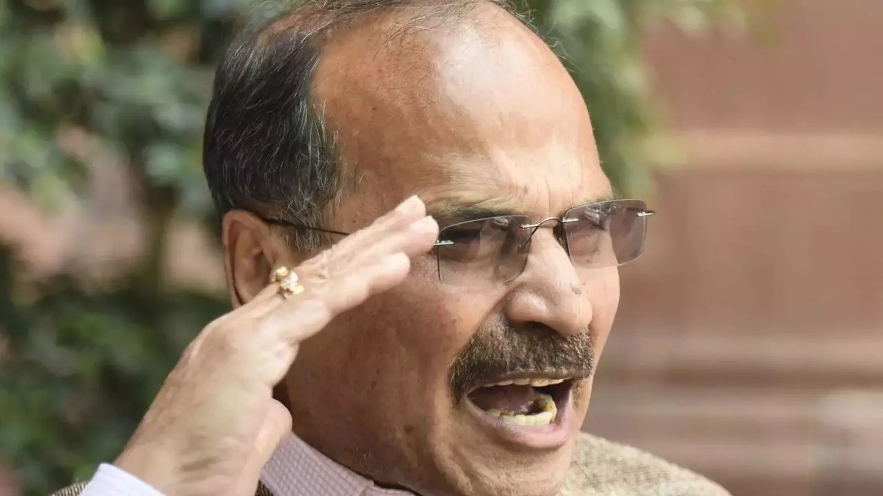 Adhir Ranjan Chowdhury PTI