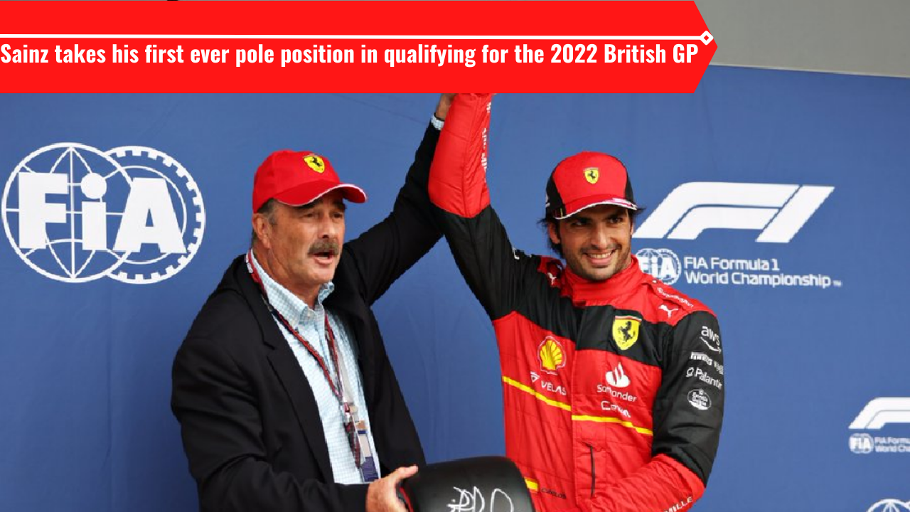 Ferrari's Carlos Sainz To start 2022 British GP from P1