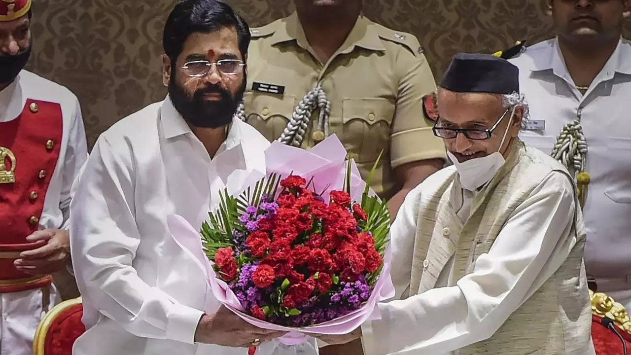 Maharashtra CM Eknath Shinde governor bhagat singh koshyari PTI