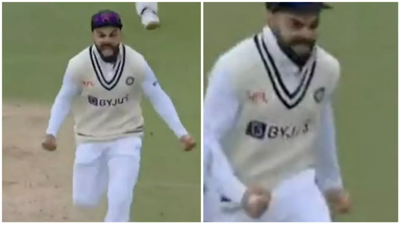 Kohli celebration screengrab