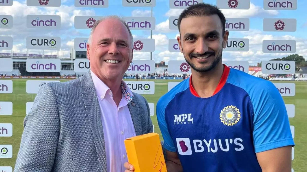 NorthantsCCC twitter Harshal Patel Man of the Match