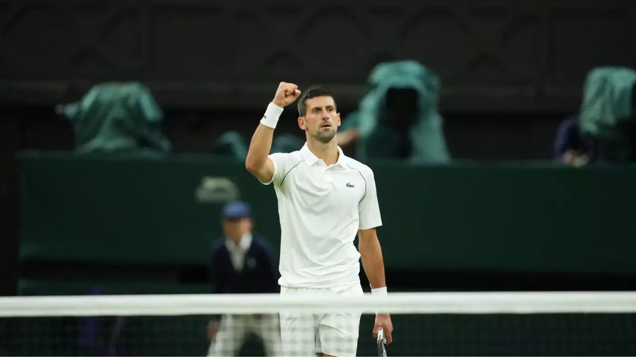 Djokovic R16 win Wimbledon 2022