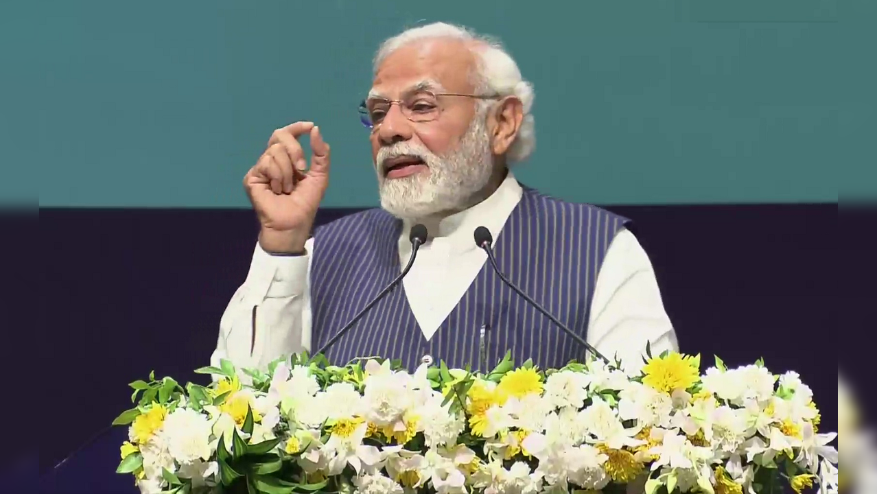 PM Narendra Modi in Gandhinagar