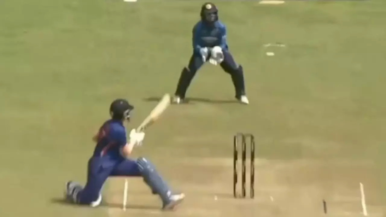 Watch: Shafali Verma goes outside the pitch to hit a paddle scoop in ...