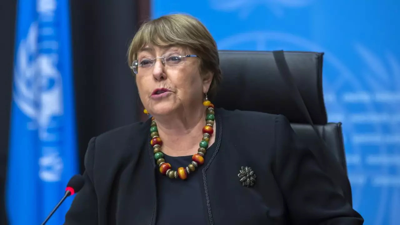 UN human rights chief Michelle Bachelet