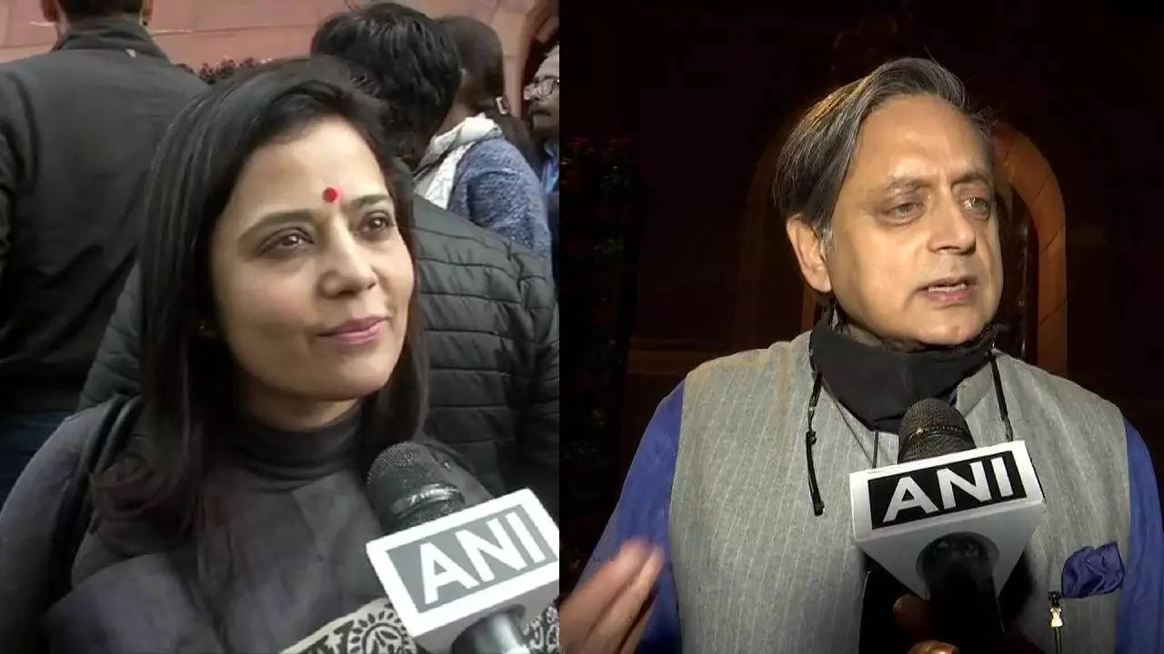 Malicious manufactured controversy': Shashi Tharoor backs Mahua Moitra amid  row over her comments on Goddess Kali