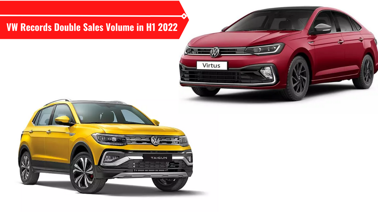 The Virtus and Taigun mainly pushed the sales volume