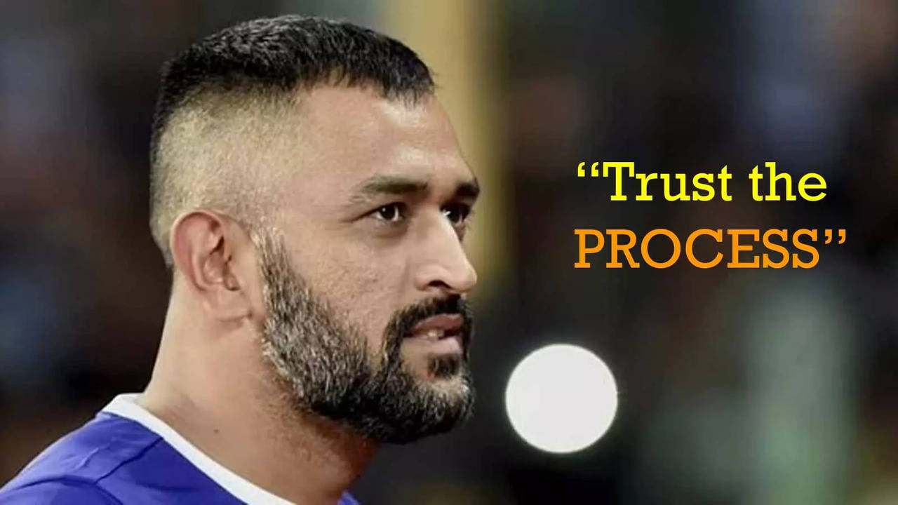 MS Dhoni has often talked about the importance of process over result