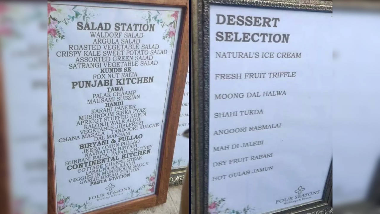 The lunch menu for Punjab CM Bhagwant Mann's wedding