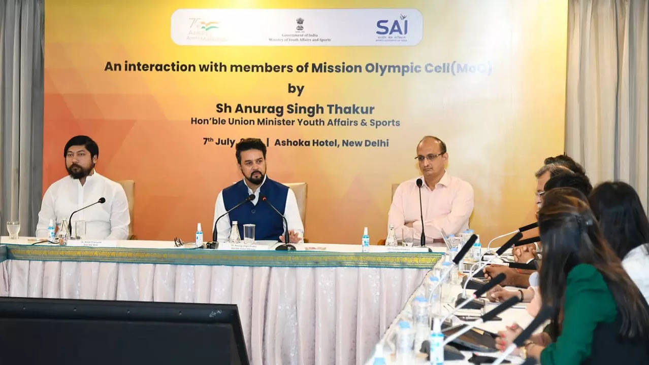 Athletes’ momentum of coaching and competitors for CWG 2022 has been enhanced submit Olympics: Anurag Thakur