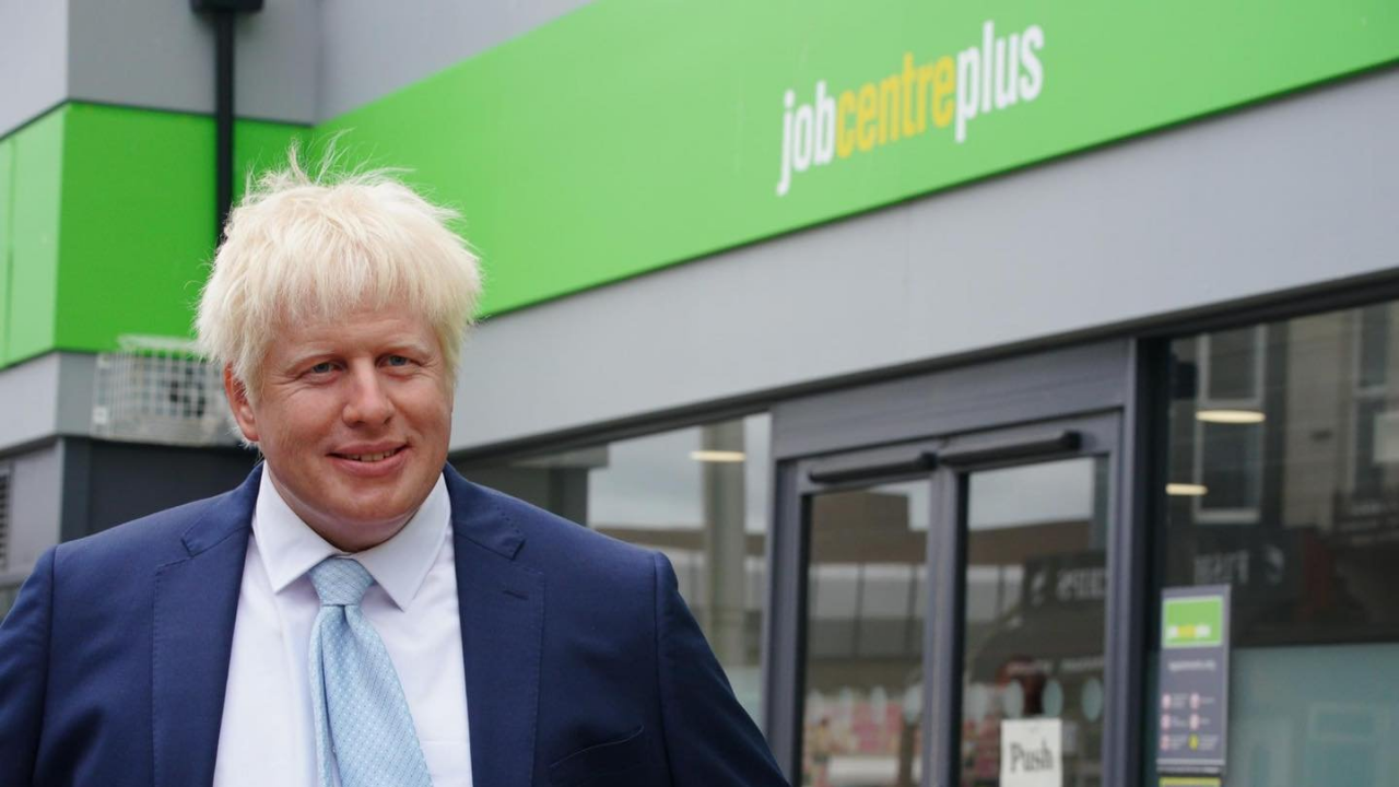 Madame Tussauds savagely places its Boris Johnson statue outside a job-seeking centre