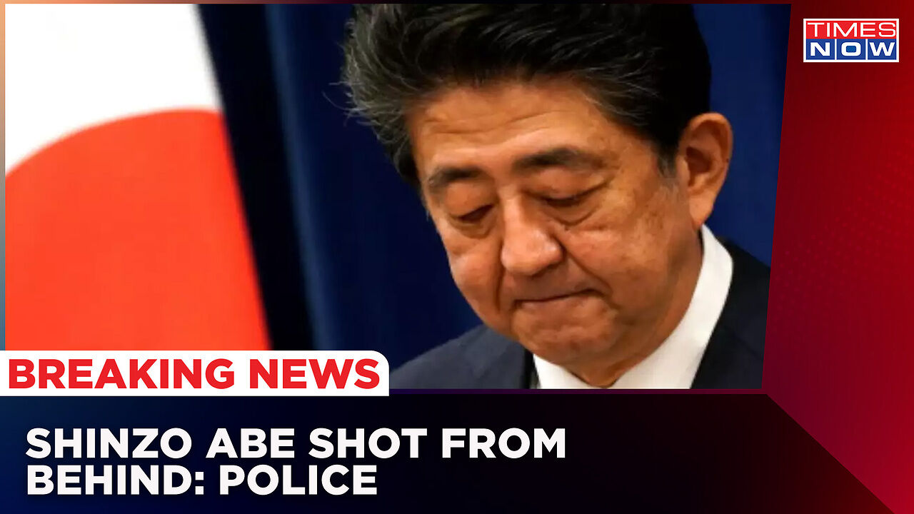 Shinzo Abe Shot While Giving A Speech In Nara City, 2 Shots Were Fired ...