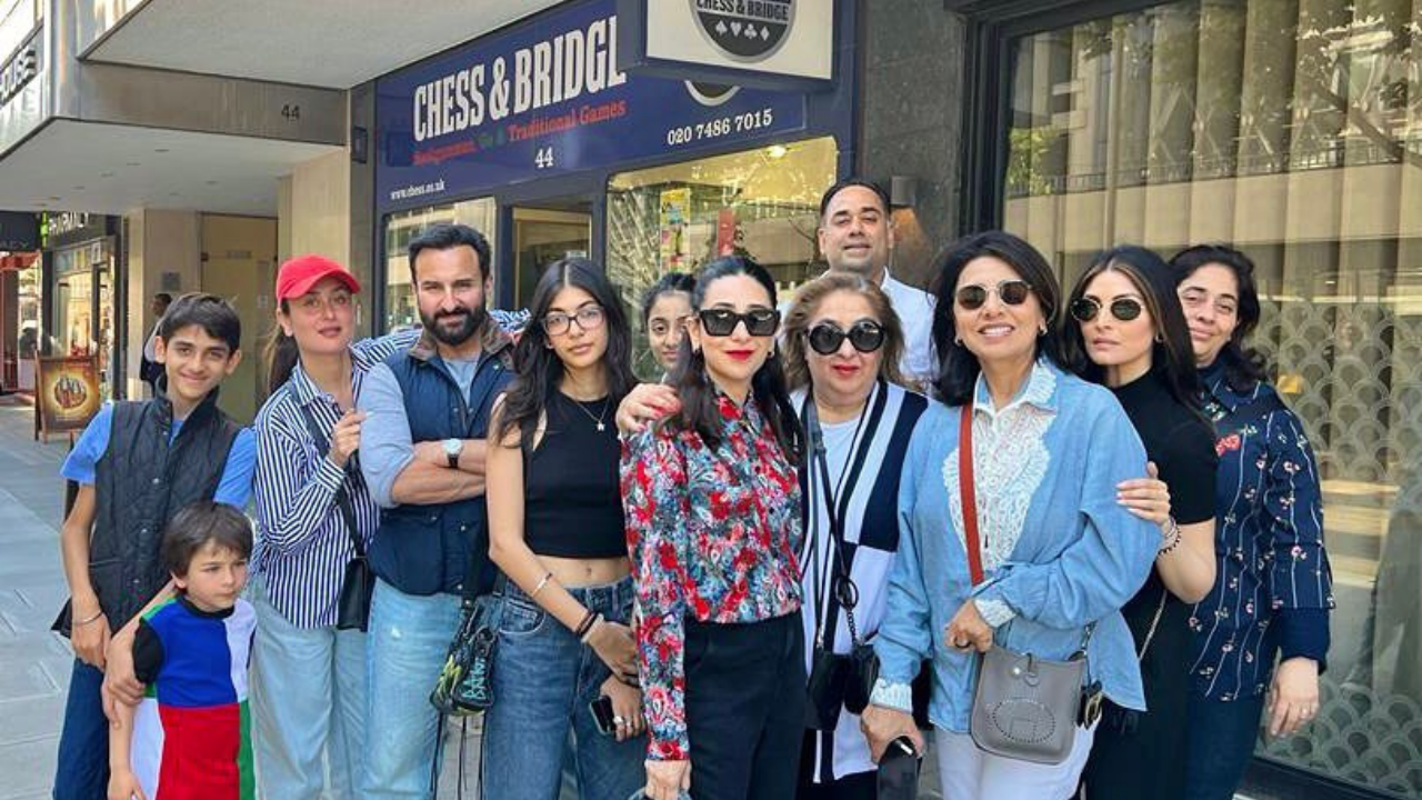 Neetu Kapoor's 64th birthday was all about dressing in style and relishing lunch with 'Familia' in London