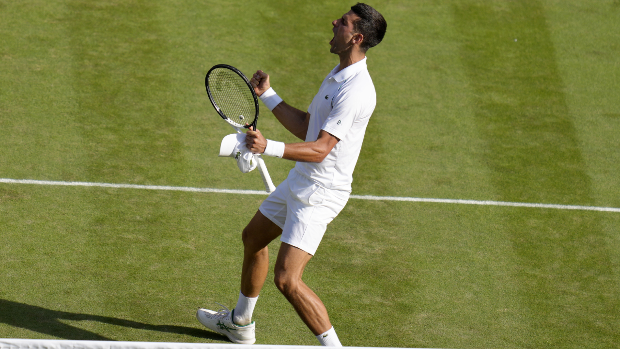 Novak Djokovic Wimbledon AP