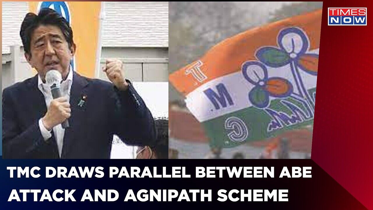 TMC links Assassination Of Ex-Japan PM Shinzo Abe To Agnipath Scheme ...