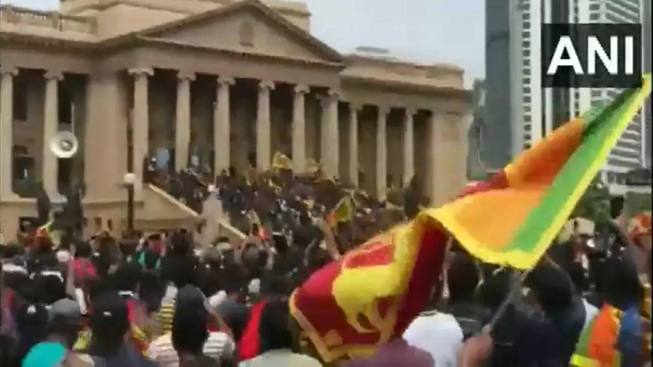 Massive protests erupt in economic crisis-laden Sri Lanka as protesters amass at the President's Secretariat