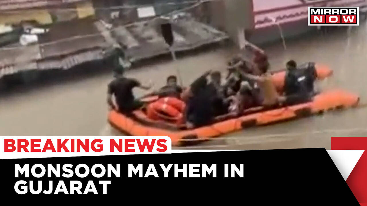 Monsoon mayhem in Gujarat Schools, Colleges stay shut due to heavy