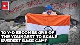 10 Y-O Girl From Mumbai Summits Everest Base Camp  TN Plus