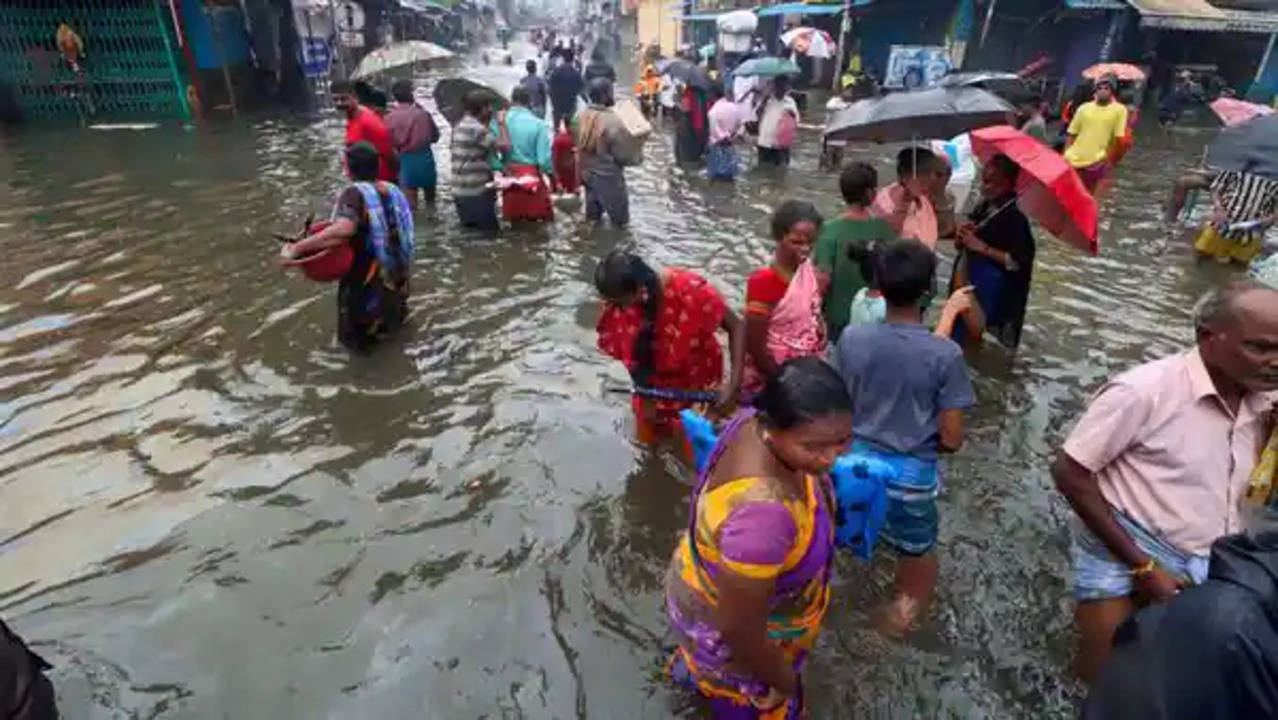 Chennai rain - PTI.