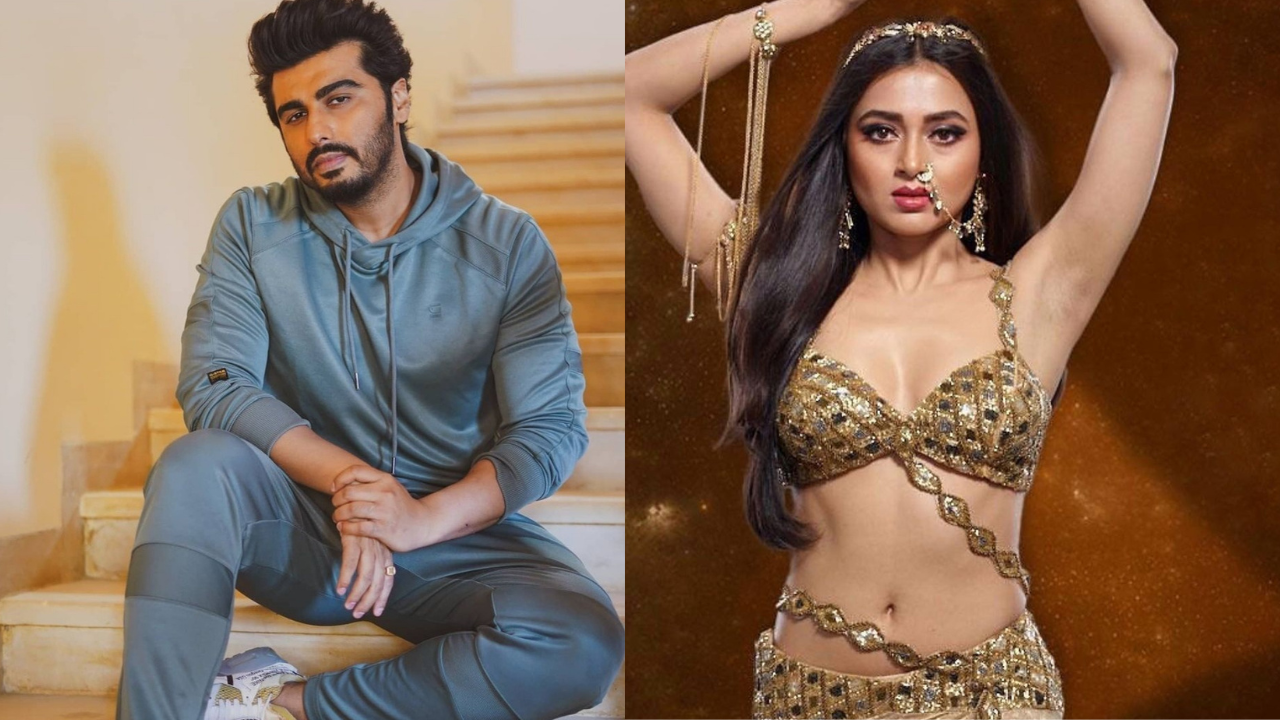 Arjun Kapoor nails the 'Naagin' hand gesture as Tejasswi Prakash teaches Ek Villian Returns star to imitate her 