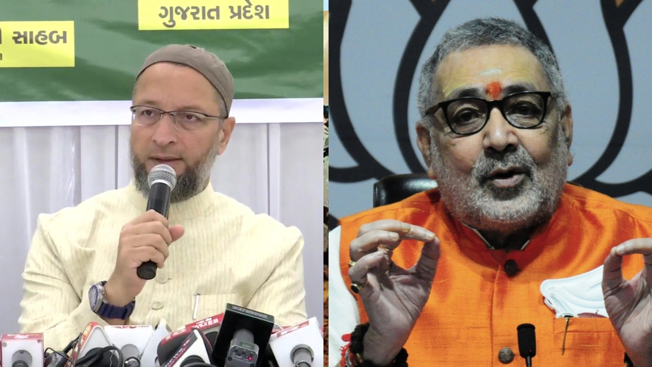 Asaduddin Owaisi Giriraj Singh