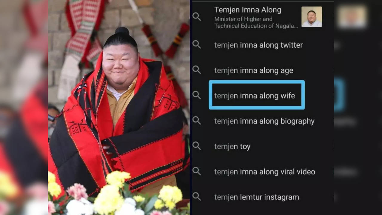 Nagaland Minster wins the internet with epic response to Google query about his wife | Picture courtesy: Twitter/@AlongImna (Temjen Imna Along)