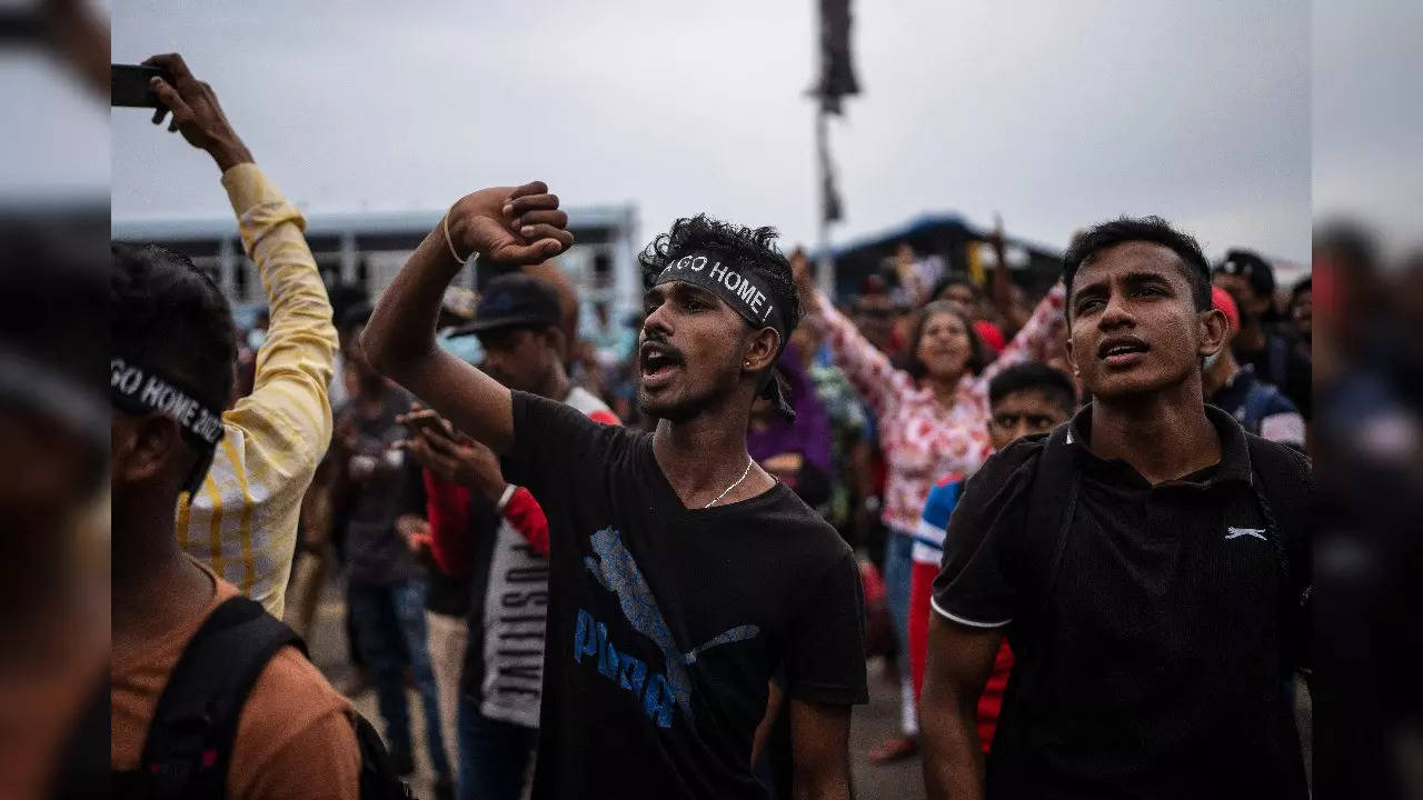 sri lanka protest AP