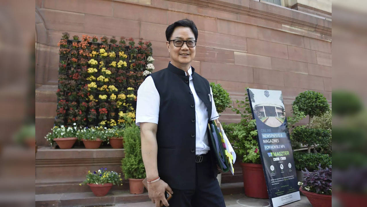 Union Law Minister Kiren Rijiju