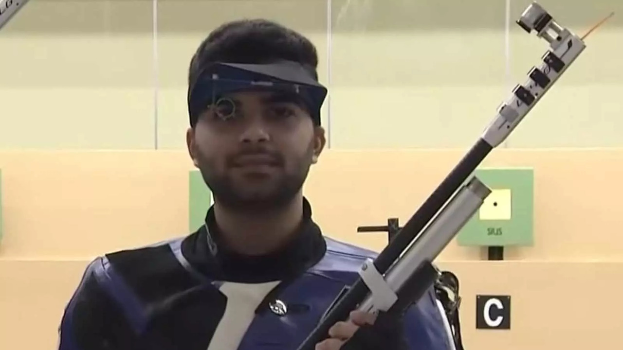 Arjun Babuta struck gold in men's 10m air rifle at Changwon World Cup